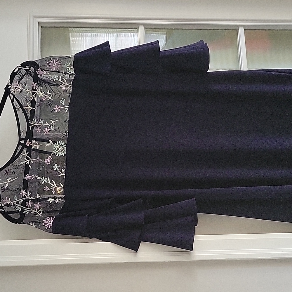 Navy blue dress